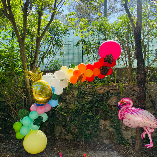 Arche Ballon Anniversaire Tropical – Déco Exotique